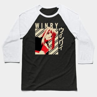 Winry Rockbell Vintage Art Baseball T-Shirt